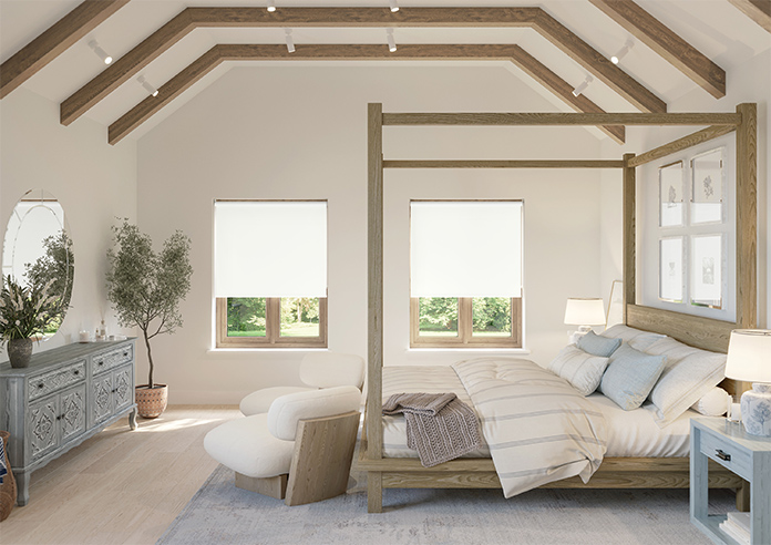 Trapani (Blackout), Snow - Twist&Fit Roller Blind - Image 8
